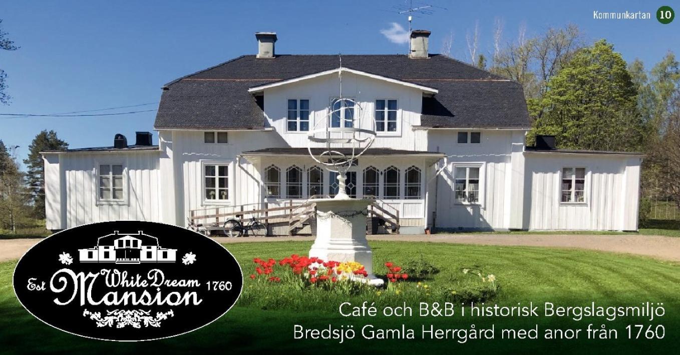 Bredsjoe Gamla Herrgard White Dream Mansion Hallefors  Exterior photo